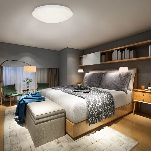 Brilo - Plafoniera LED dimmerabile STARRY SKY LED/22W/230V 3000-6000K + +TC