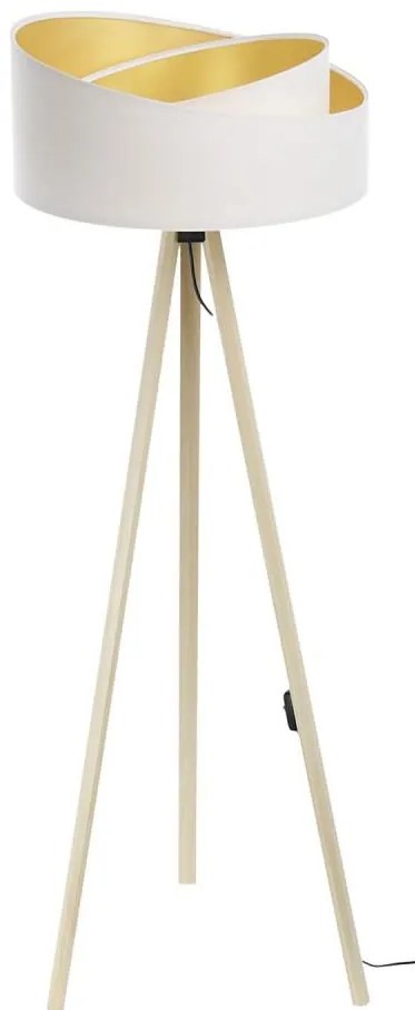 Lampada da terra GALAXY 1xE27/60W/230V bianco/beige