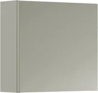 Pensile bagno Pixel Frame laccato opaco Beige Greige, 1 anta apertura da sinistra P 17 x L 40 x H 40 cm