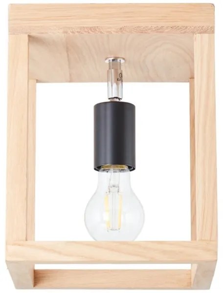 Brilliant - Plafoniera NEREA 1xE27/15W/230V quercia