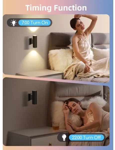 Set di 2 lampadine LED RGBW dimmerabili GU10 6,5W/230V 2700-6500K Wi-Fi - Aigostar