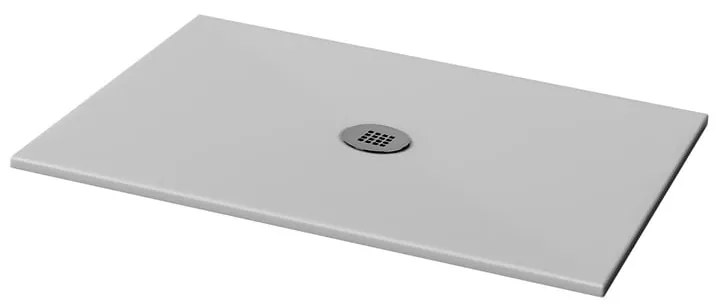 Piatto doccia in ceramica extra slim grigio L 180 x L 90 cm