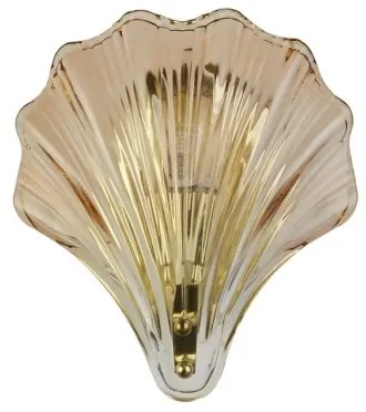 Searchlight 28980SB - Applique da parete SHELL 1xG9/7W/230V fumé