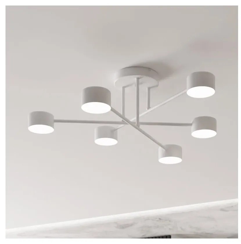 Lampadario a sospensione HALO 6 White Colore Bianco