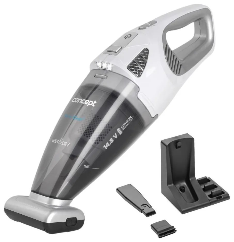 Concept VP4370 - Aspirapolvere portatile WET & DRY PERFECT CLEAN 90W/14,8V 2200