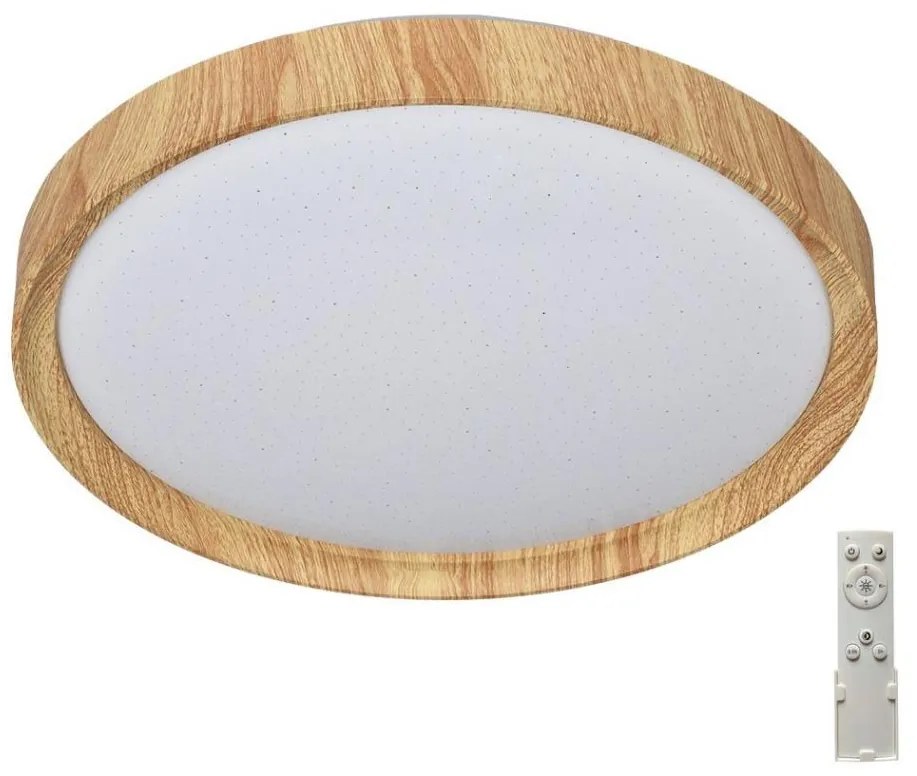Prezent 71330-LED Lampada da soffitto dimmerabile WOODEN LED/33W/230V 3000-6500K
