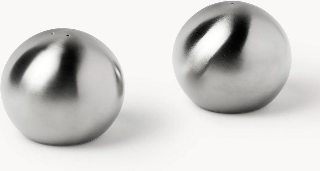 Set porta sale e pepe in metallo Polaris