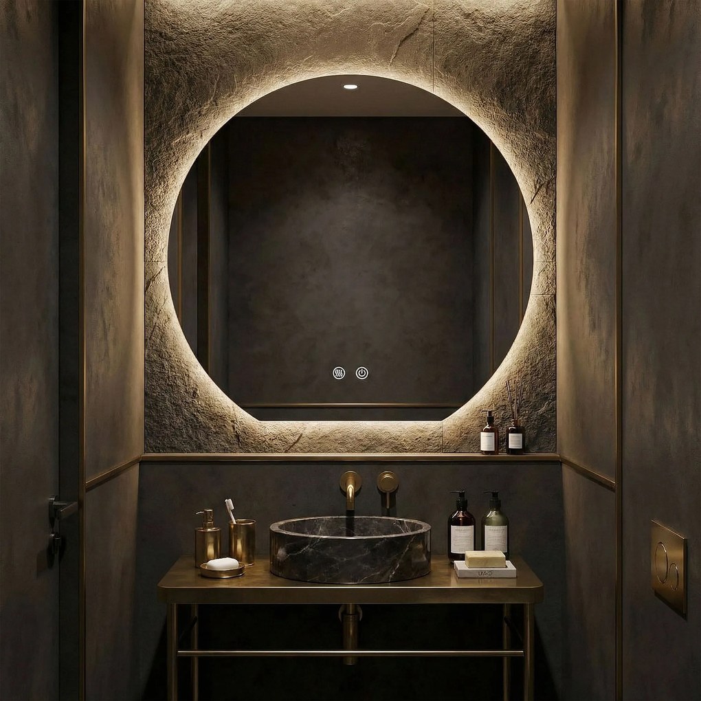 Specchio LED 80cm Fabio