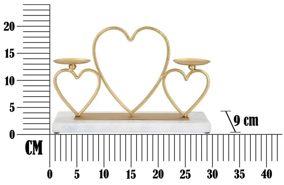 Candeliere in oro e bianco - Mauro Ferretti