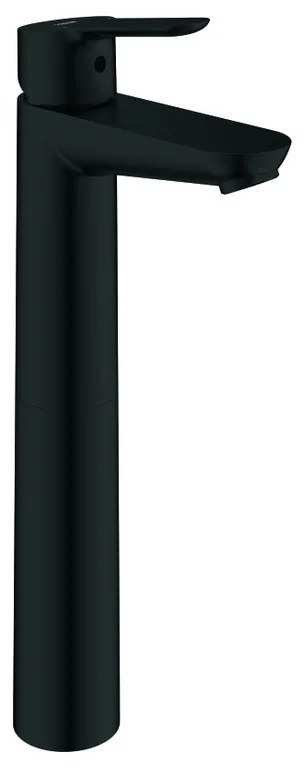 Rubinetto per lavabo getto aerato Start Clova nero levigato opaco GROHE H 7.5 cm