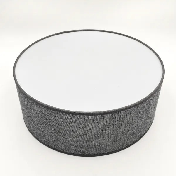 Plafoniera SIRJA 1xE27/15W/230V Ø 35 cm grigio