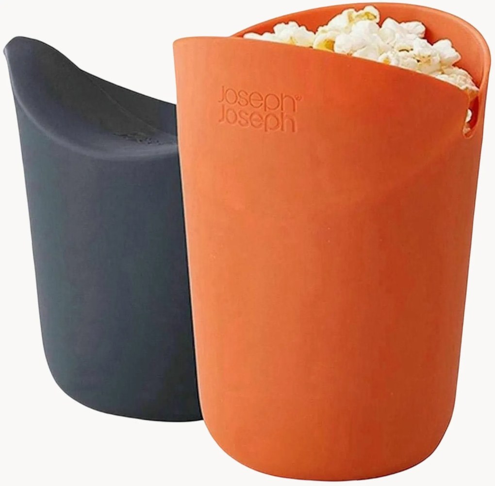 Set per popcorn in silicone Cuisine, set da 2