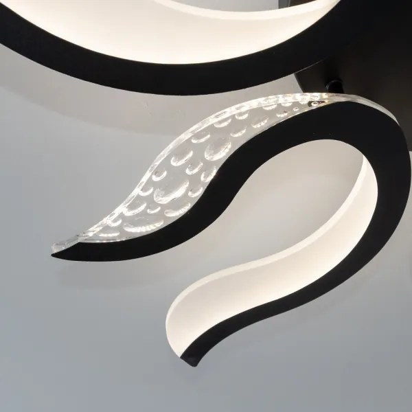 Brilagi - Lampadario a plafone LED dimmerabile TWIST LED/65W/230V 3000-6500K nero + +TC