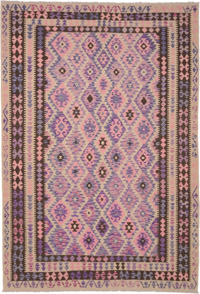 Kilim Tappeto 210 x 300 (Afghanistan) Tessuto A Mano