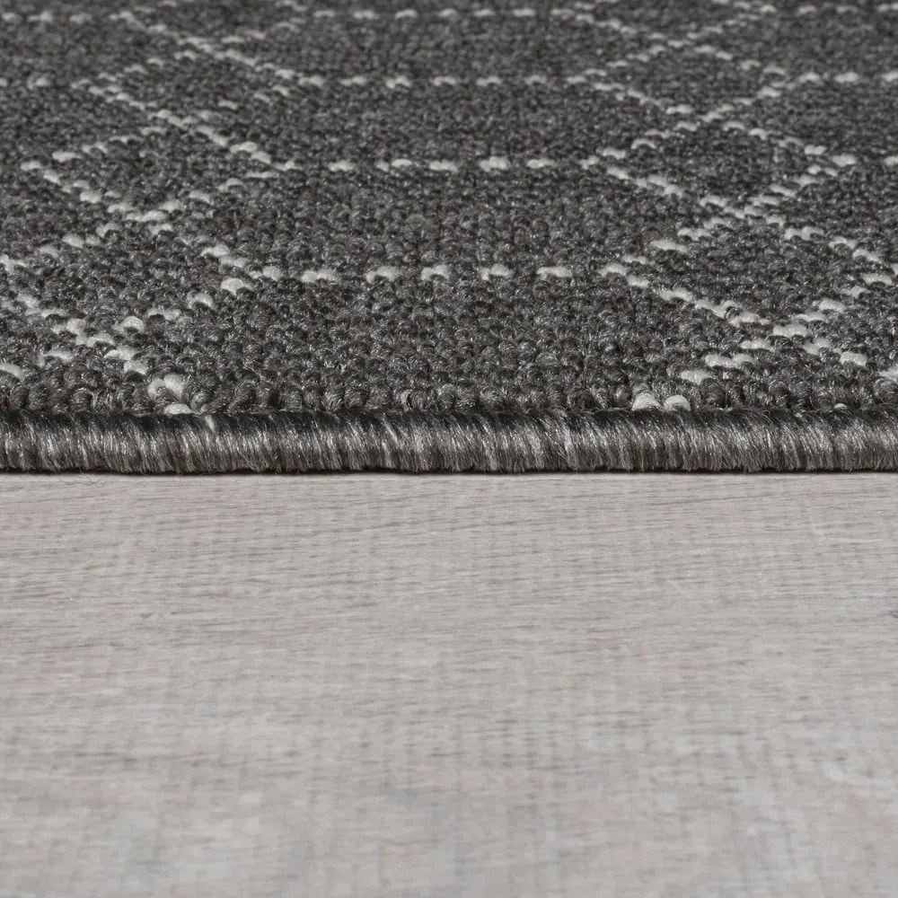 Runner lavabile grigio scuro 57x230 cm Argyll - Flair Rugs