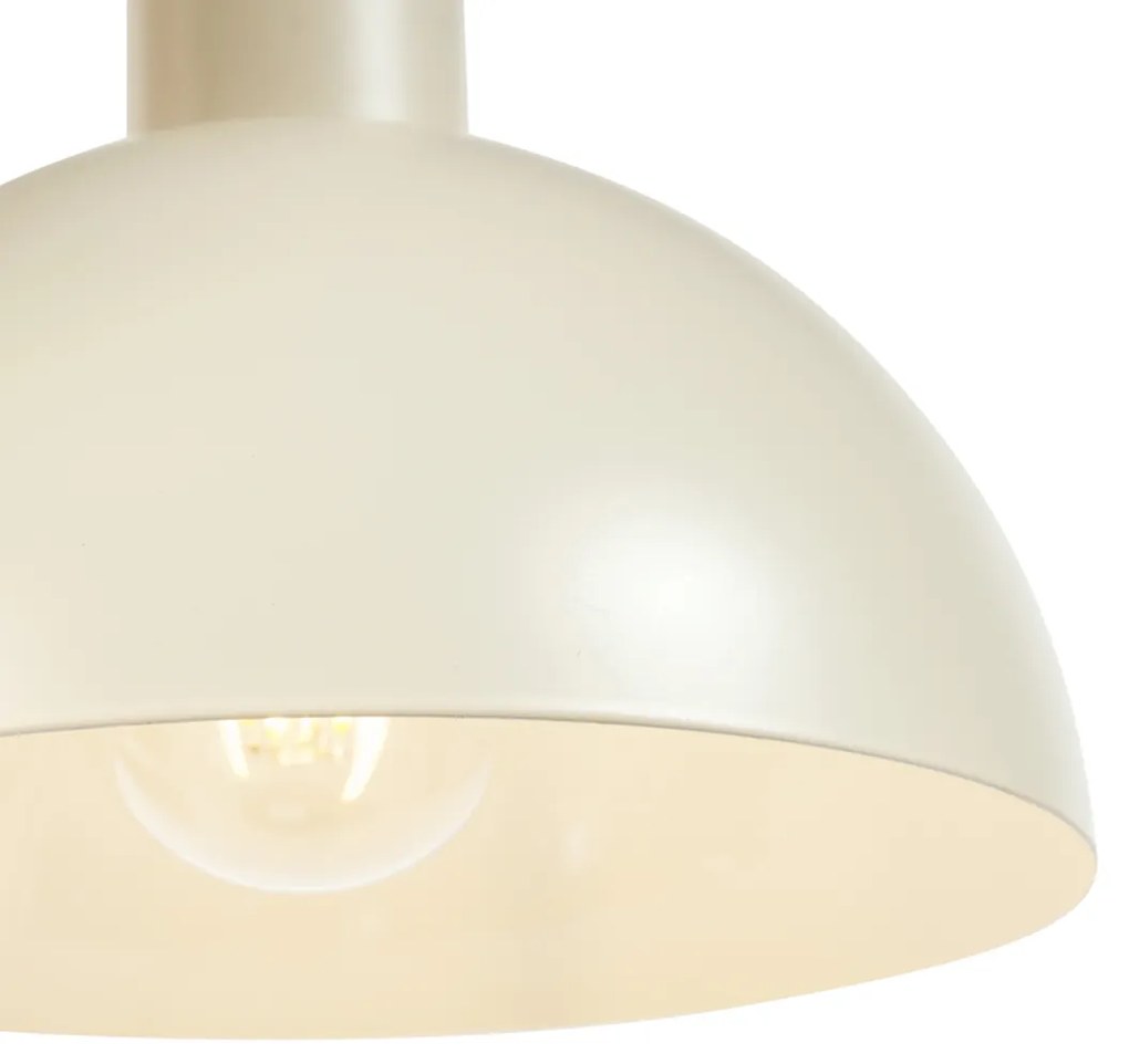 Lampada a sospensione scandinava color crema a 6 luci - Biles