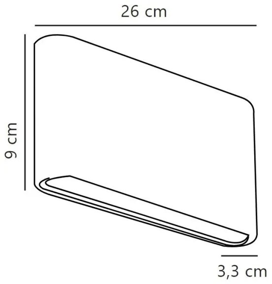 Nordlux - Applique a LED da esterno KINVER LED/10W/230V IP54 nero