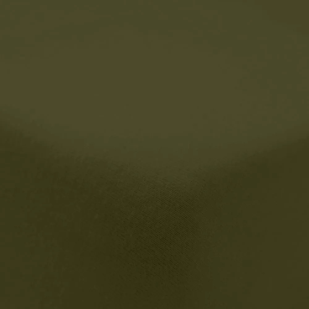 Lenzuolo con angoli color kaki in flanella 90x190 cm Brushed – Catherine Lansfield