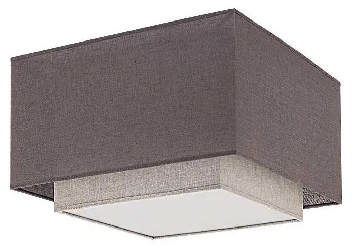 Duolla - Plafoniera FORTE 3xE27/40W/230V grigio