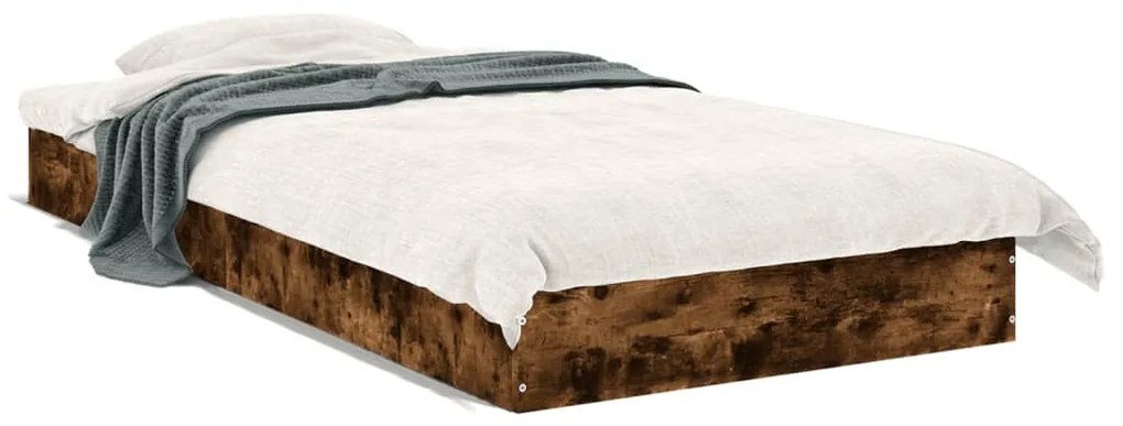Giroletto Senza Materasso Rovere Fumo 90x200 Cm İn Truciolato /