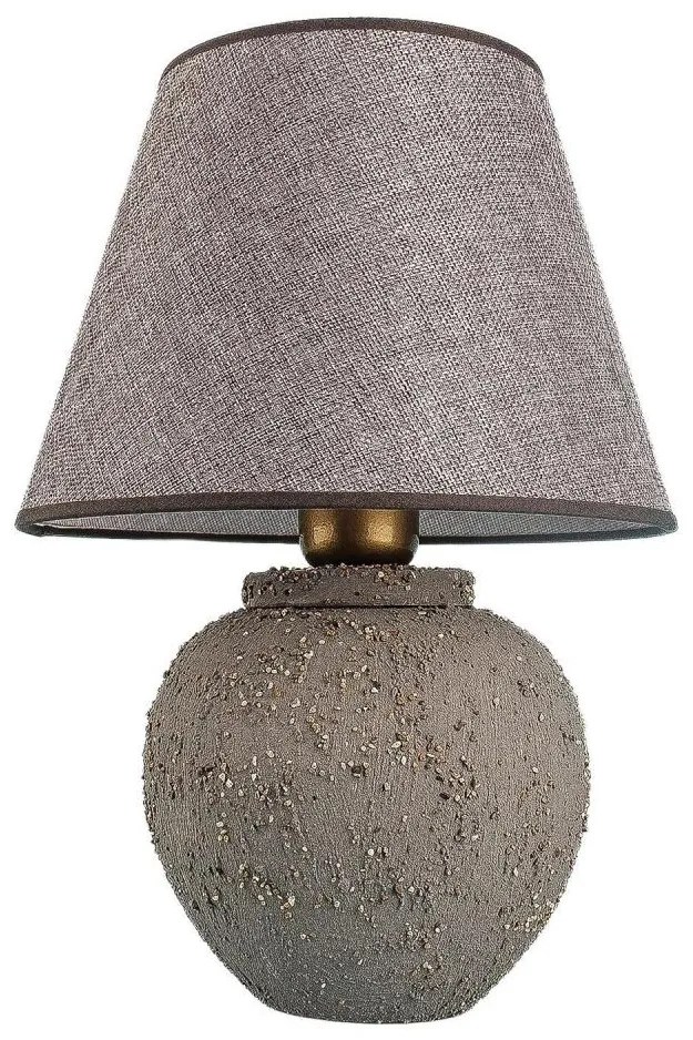 Lampada da tavolo RAMZES 1xE27/40W/230V marrone