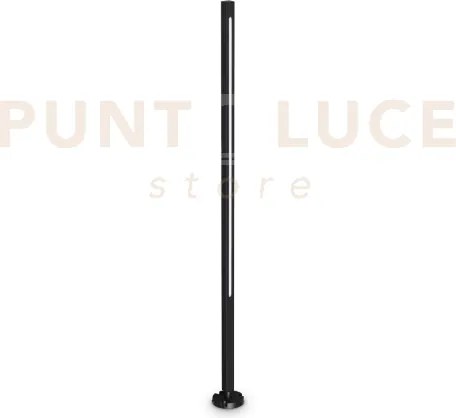 Jedi paletto led 3000k 19w  2050 lm h.120,5cm ip65 nero