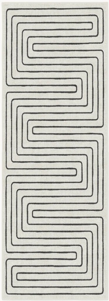 Passatoia a pelo corto lavabile Labyrinth by Jonathan Adler