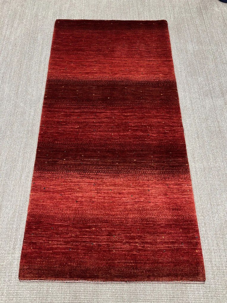 Loribaft Tappeto persiano 90 x 200 Rosso (Iran) Annodato A Mano