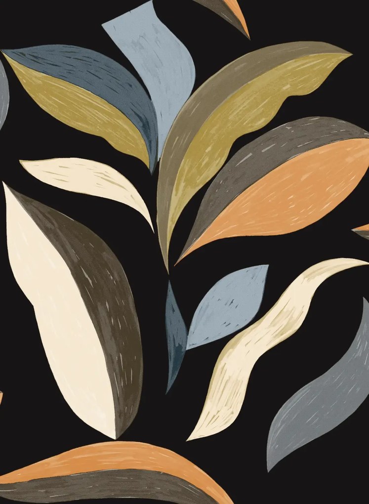 Élitis Carta da parati Nid d Oiseau - schwarz