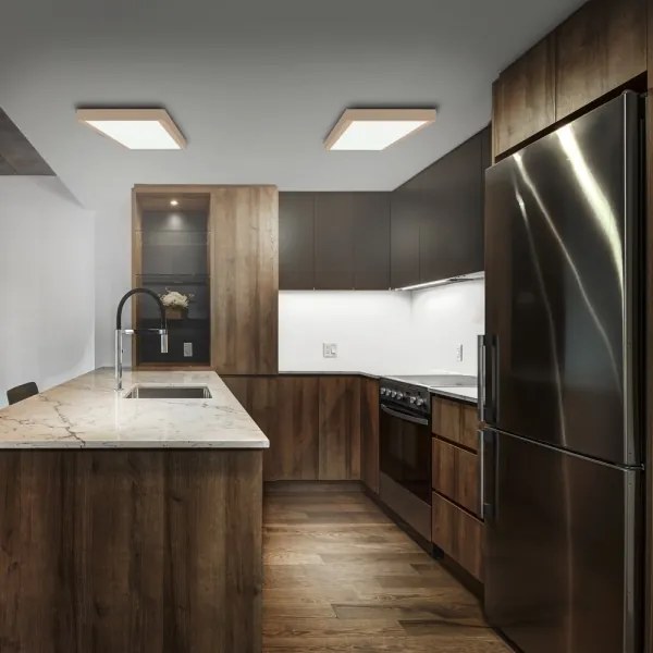 Brilagi-LED FRAME Lampada da soffitto per bagno LED/50W/230V 120x30 cm IP44 Beige