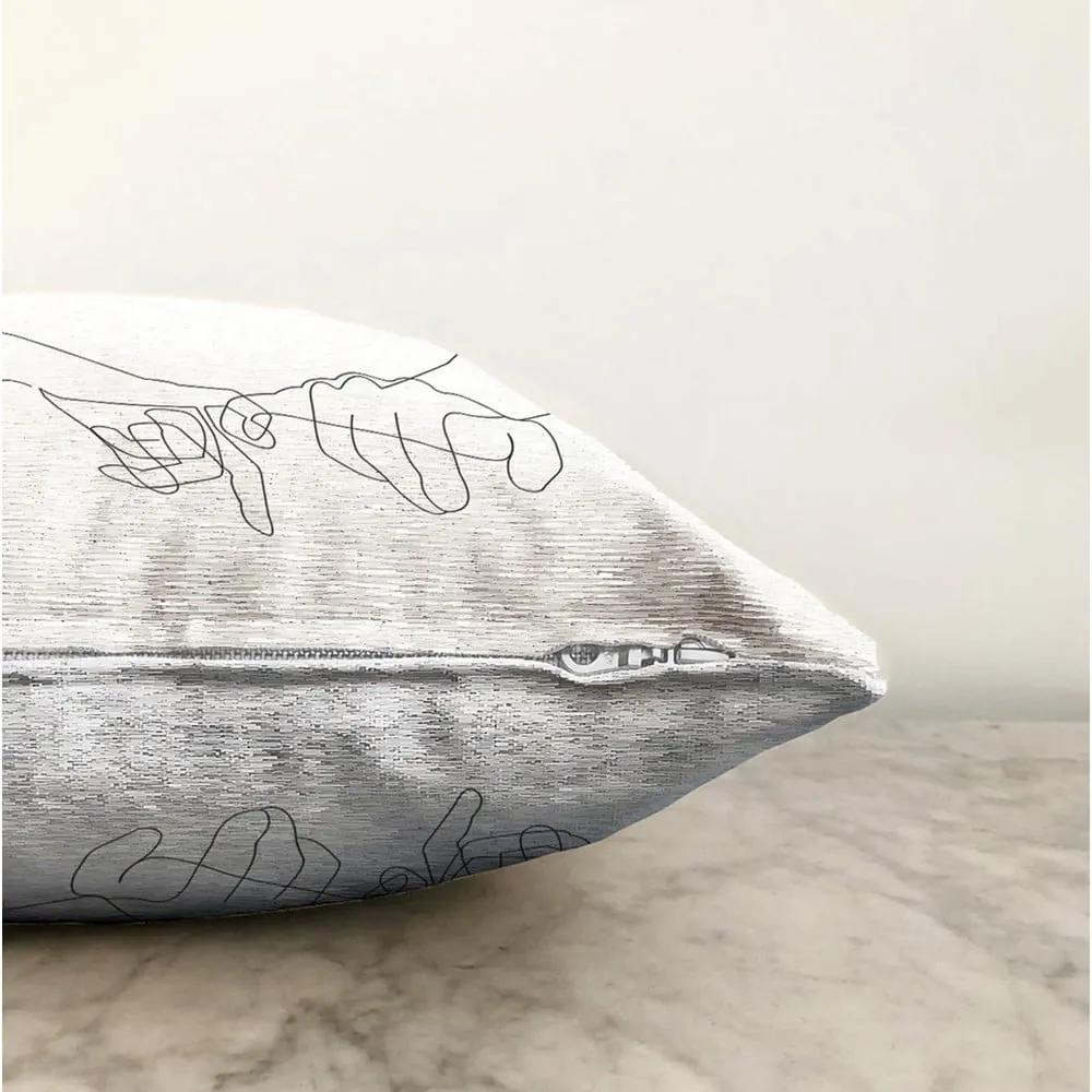 Federa in misto cotone Pinky, 55 x 55 cm - Minimalist Cushion Covers