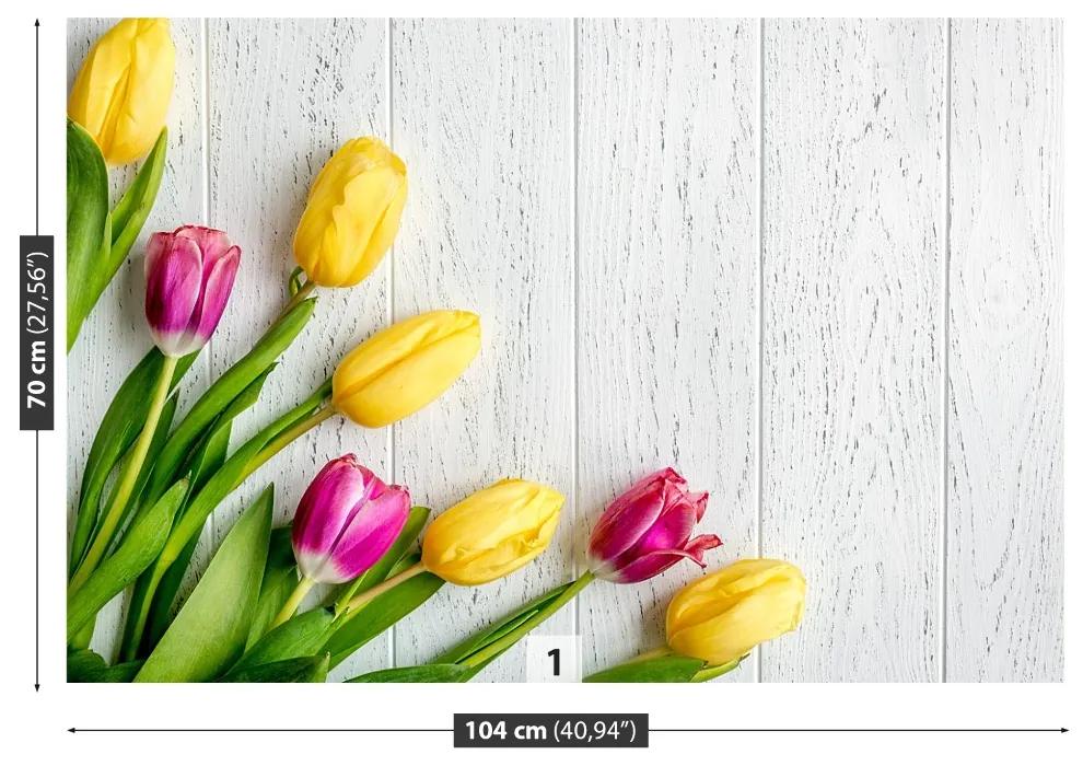 Carta da parati Tulipani gialli 104x70 cm