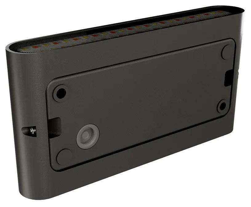 Applique LED 12W Bidirezione IP65 CCT con LED OSRAM - Antracite