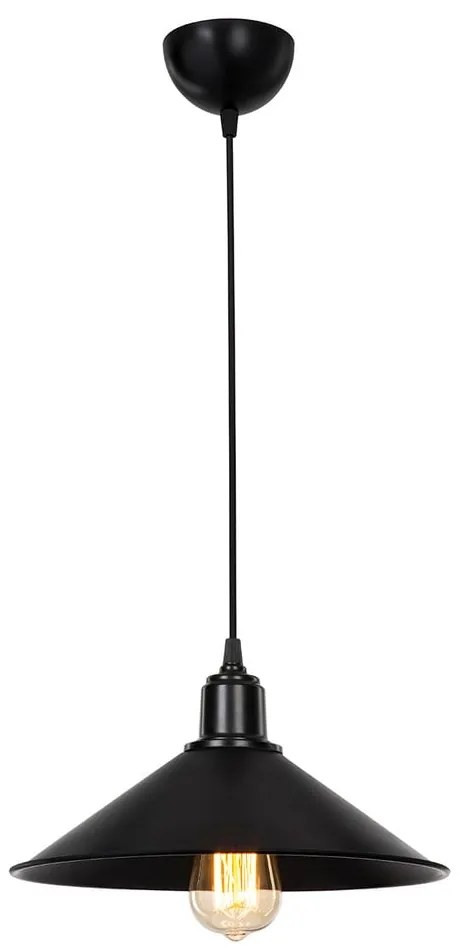 Lampada da soffitto in metallo nero ø 30 cm - Squid Lighting