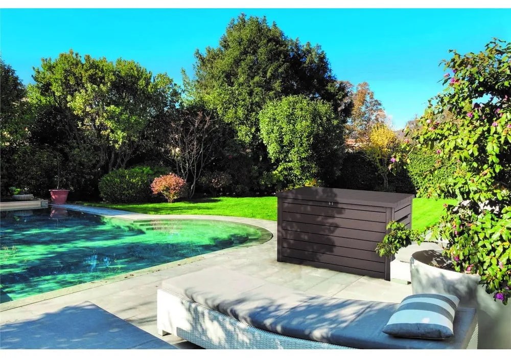 Contenitore da giardino in plastica marrone Ontario - Keter