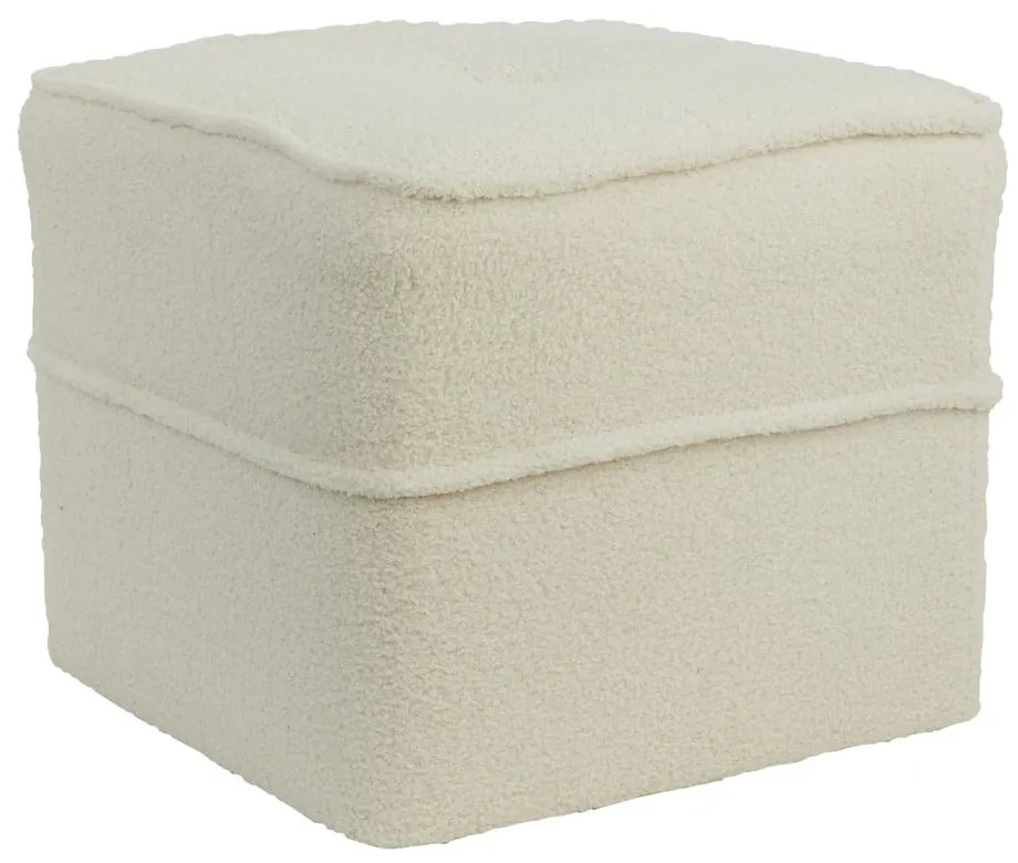 Pouf beige 40x40 cm Kiki - Light &amp; Living