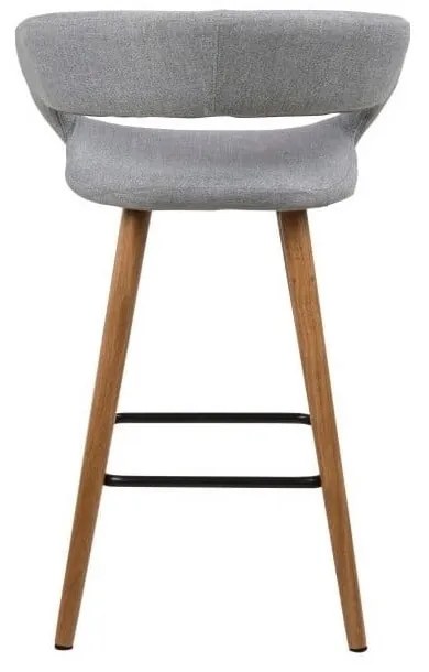 Set di 2 sgabelli da bar grigi Gill - Actona