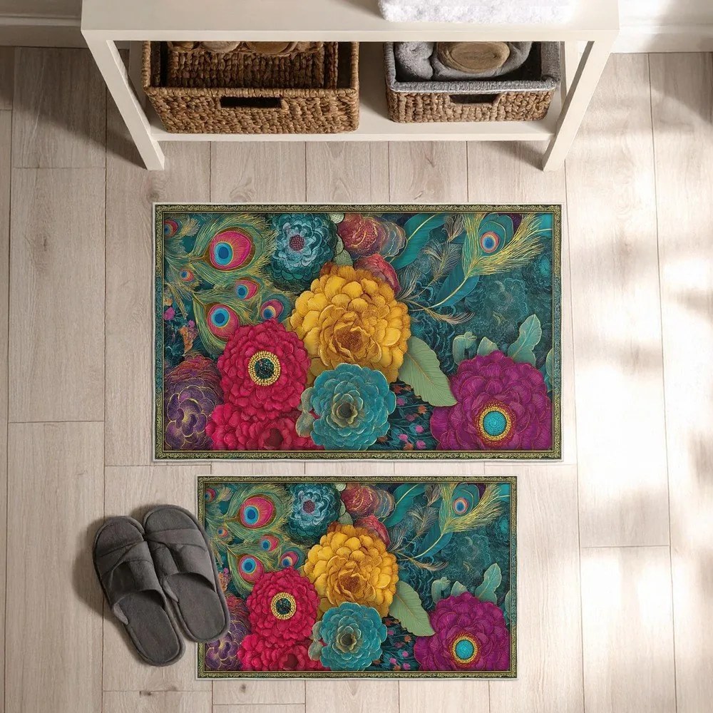Set di tappetini per il bagno 2 pz 60x100 cm – Foutastic