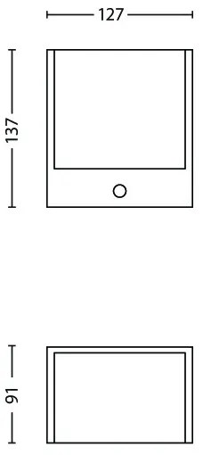 Philips 17317/30/16-LED Lampada da esterno con sensore MYGARDEN MACAW LED/3,5W IP44