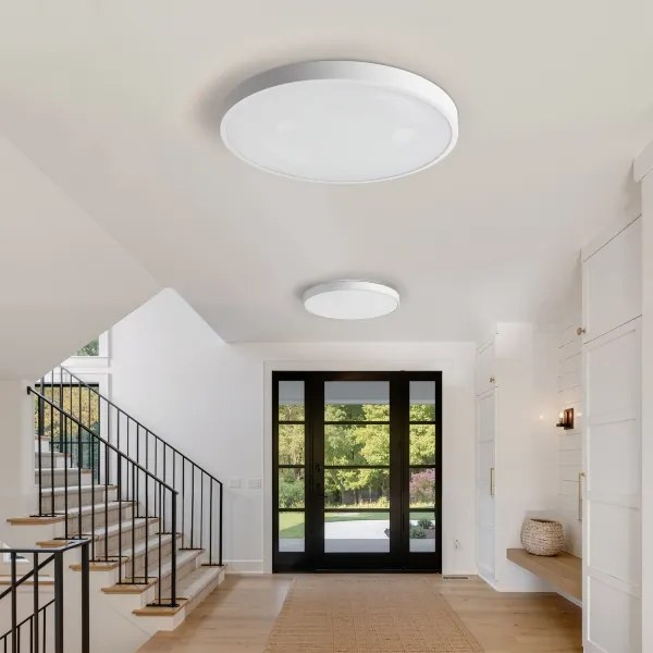 Brilagi - Lampada a LED dimmerabile GLASS POOL DOUBLE LED/80W/230V 60 cm bianca + telecomando