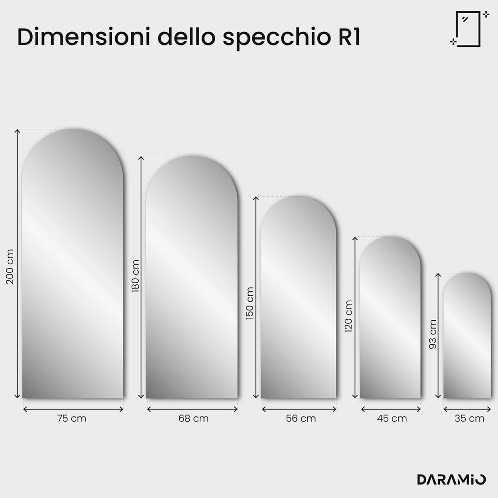 Specchio ad arco Pure R1