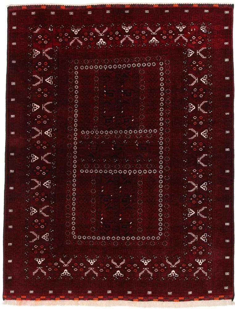 Afghan Tappeto orientale 180 x 220 Rosso (Afghanistan) Annodato A Mano