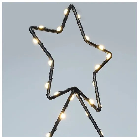 Solight 1V290 - Decorazione natalizia da esterno LED 85xLED/3xAA IP44, luce calda, alberello