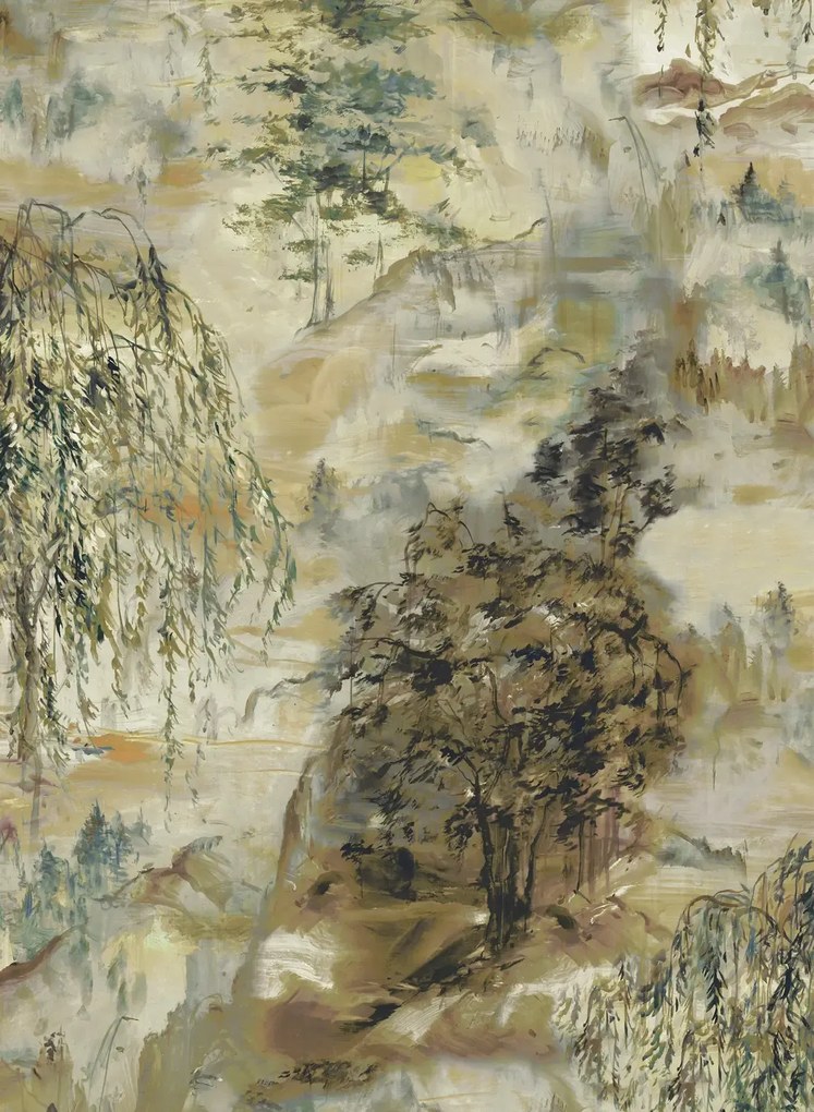 Coordonne Tapete Dunhuang - Cardamom