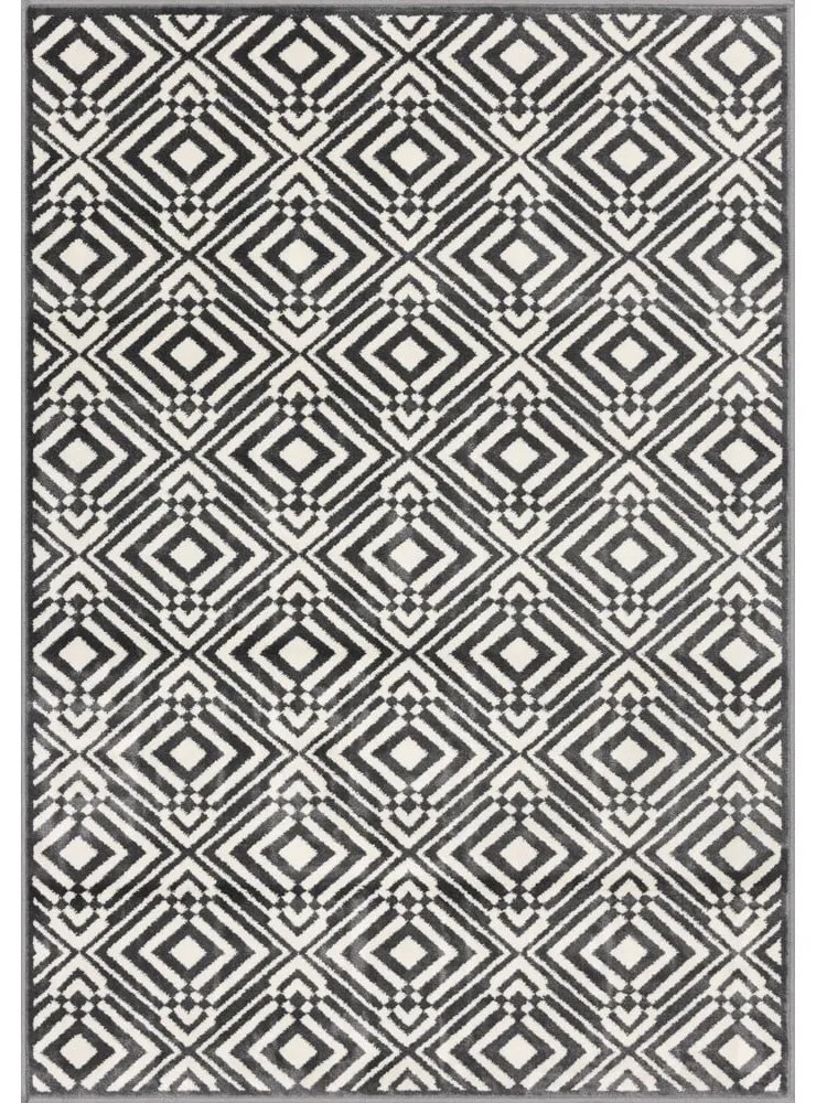 Tappeto grigio scuro 160x230 cm Soft - FD