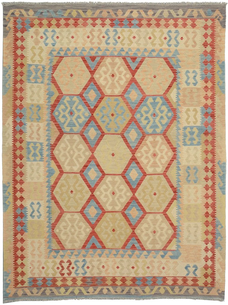 Kilim Tappeto orientale 190 x 250 Beige (Afghanistan) Tessuto A Mano