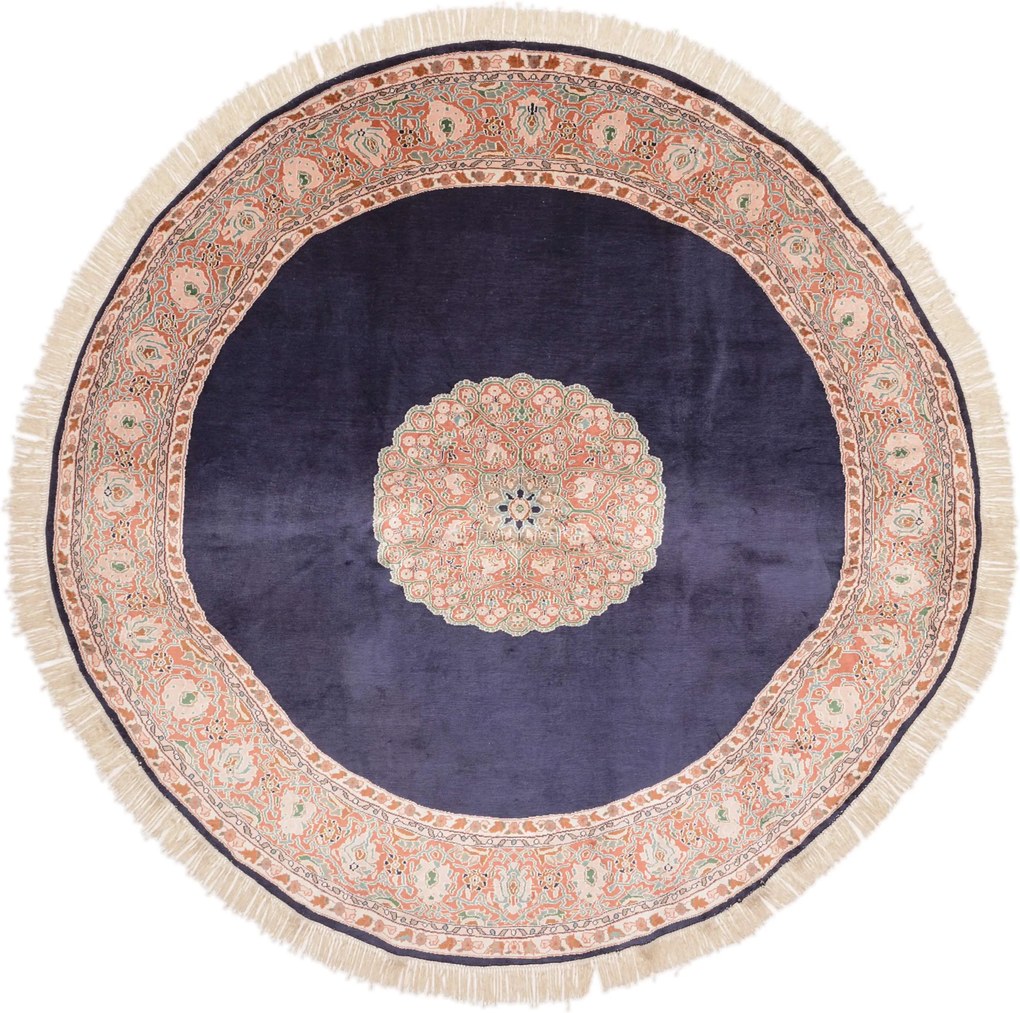 Cashmere Silk Tappeto orientale 240 x 240 (Indian) Annodato A Mano