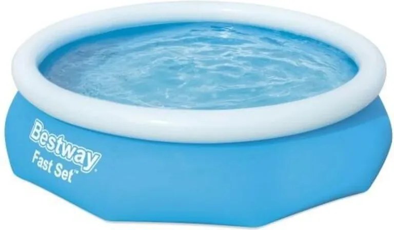 Bestway - piscina tonda fuori terra con anello gonfiabile superiore 305xH66 -57456