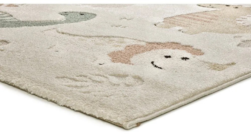 Tappeto per bambini beige 120x170 cm Clown – Universal