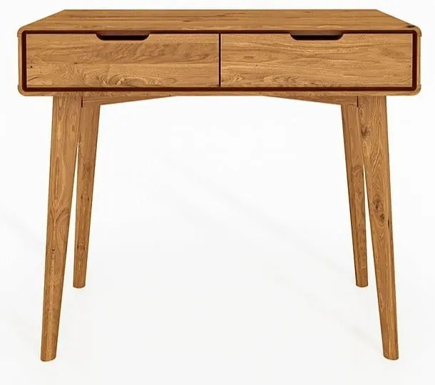 Tavolo da toeletta in rovere 90x40 cm Greg - The Beds